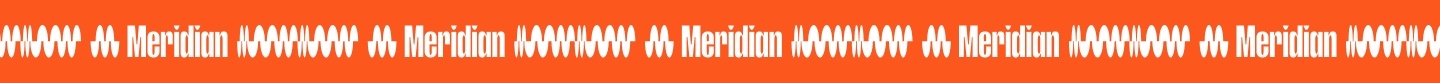 red Meridian scrolling banner